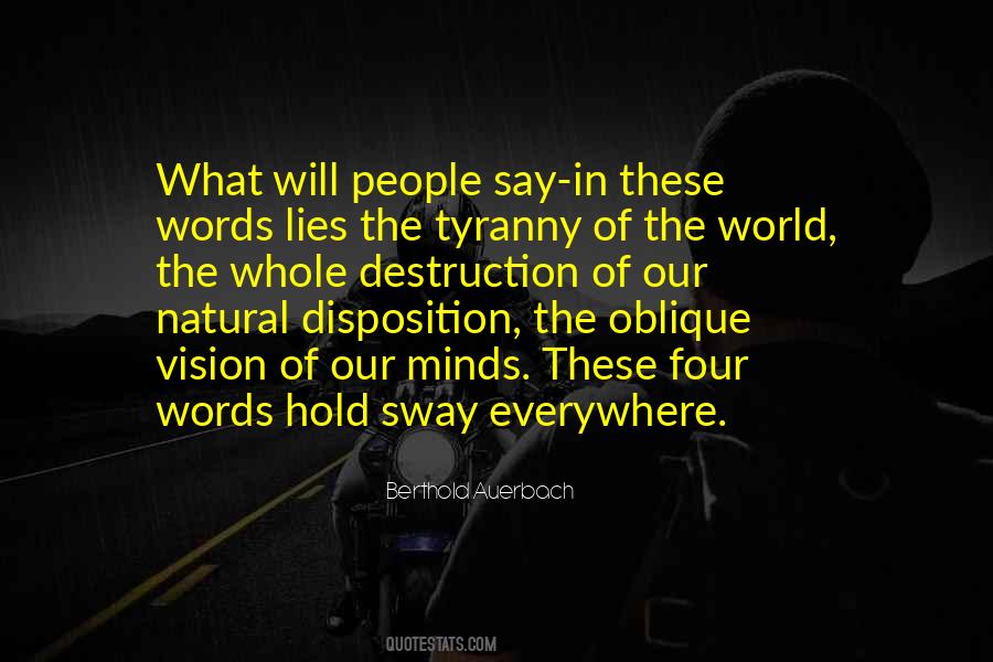 Destruction Of The World Quotes #98399