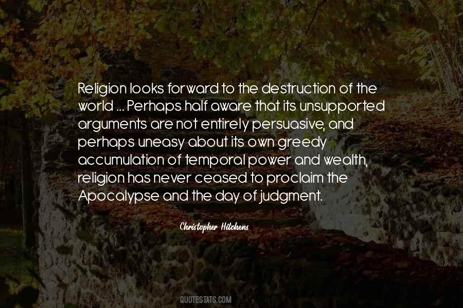 Destruction Of The World Quotes #989748