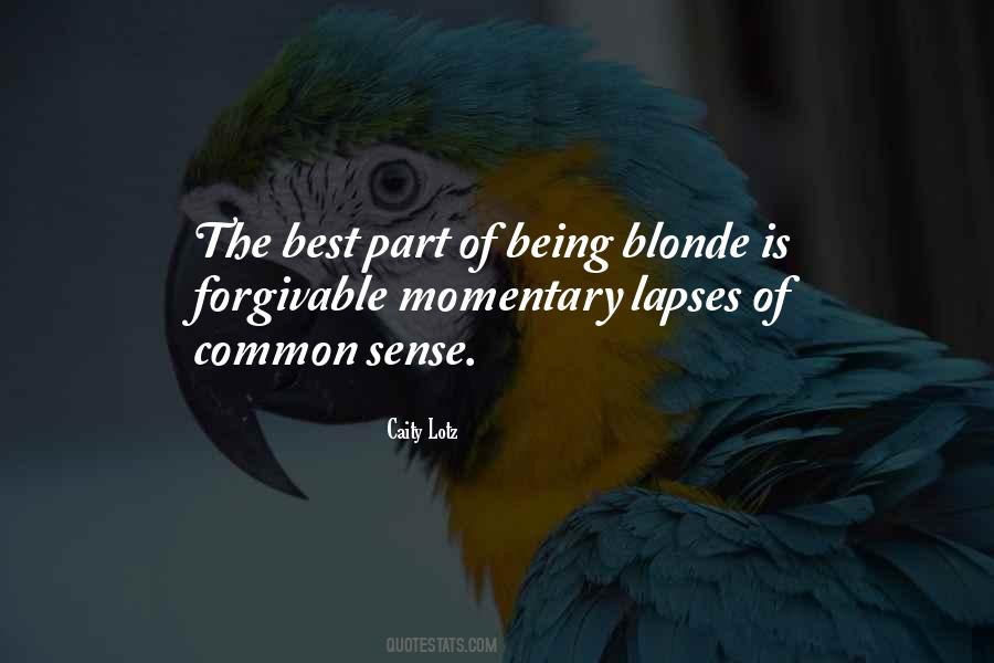 Best Blonde Quotes #1676825