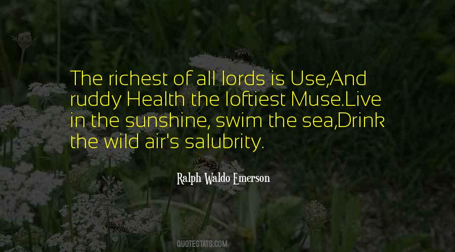 Swim In The Sea Quotes #1407946