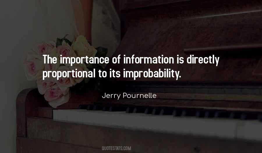 Importance Of Information Quotes #1254198