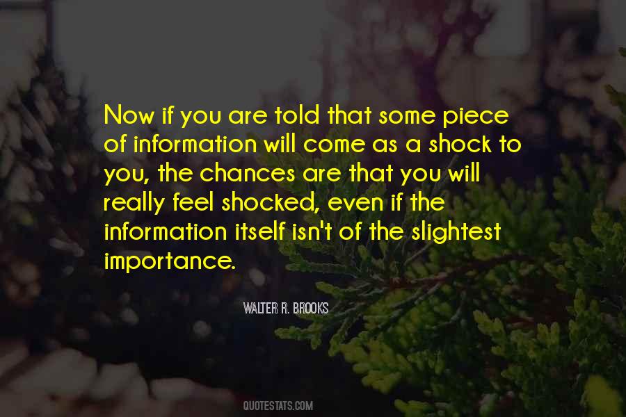 Importance Of Information Quotes #1810673