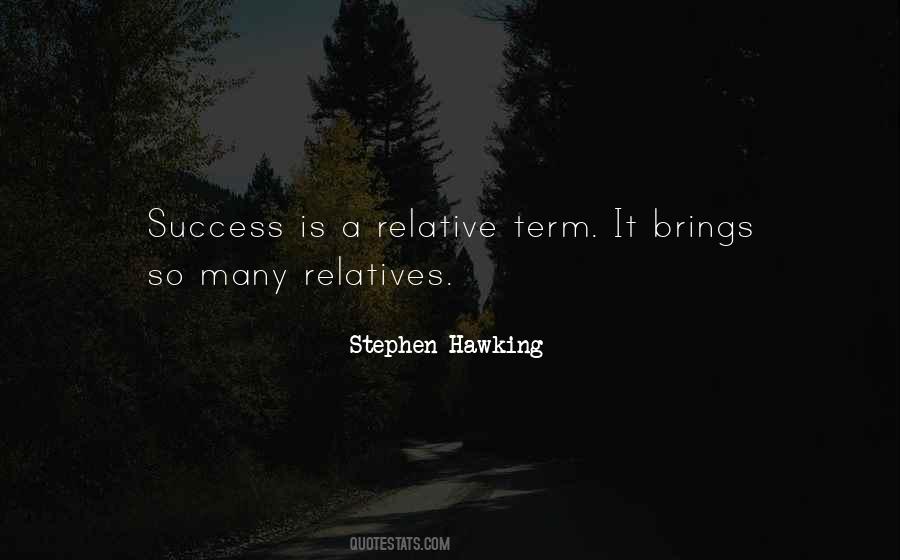 Success Is Relative Quotes #17664