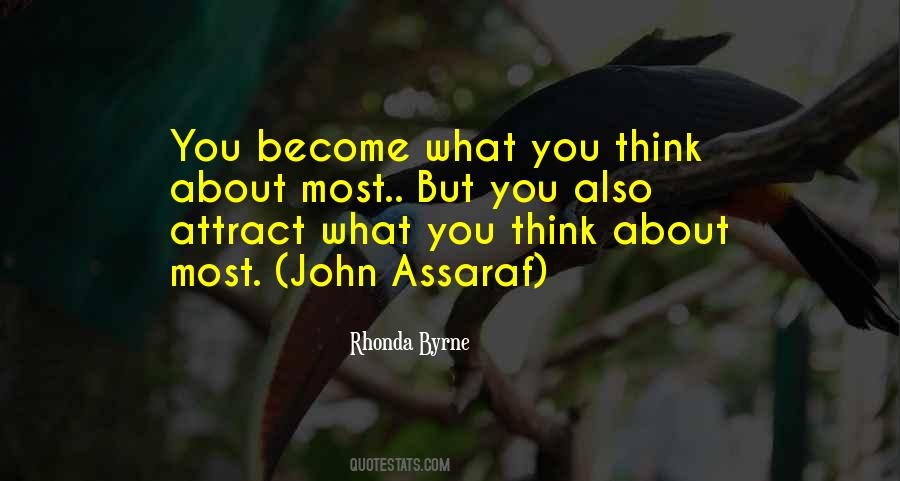 You Become What You Think Quotes #1351707