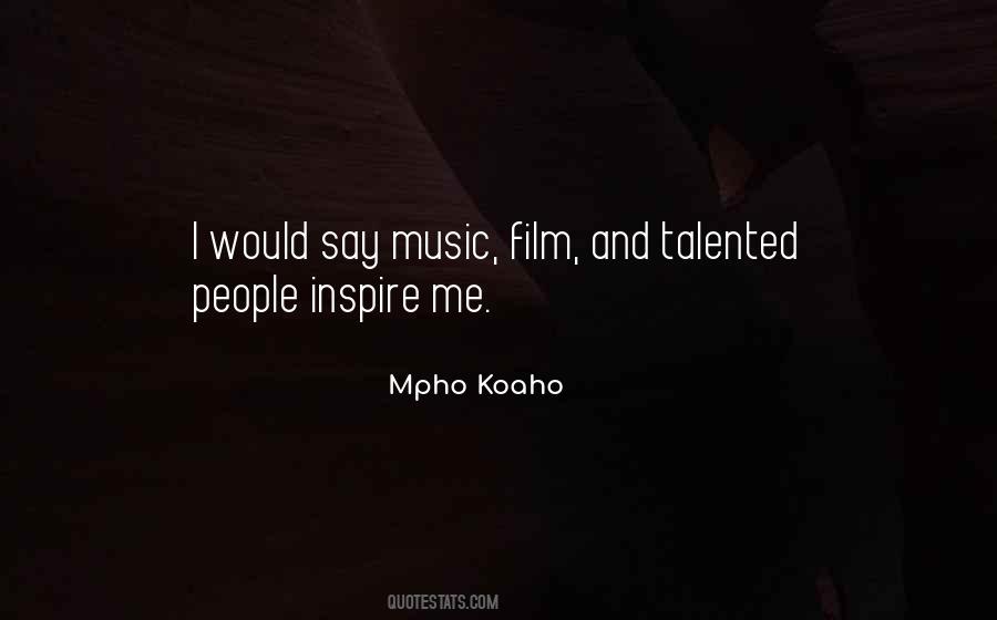 Music Film Quotes #1278092