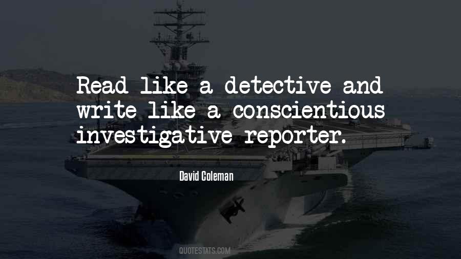 Detective Quotes #1025273