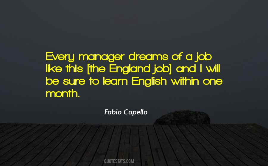 English Dream Quotes #189063