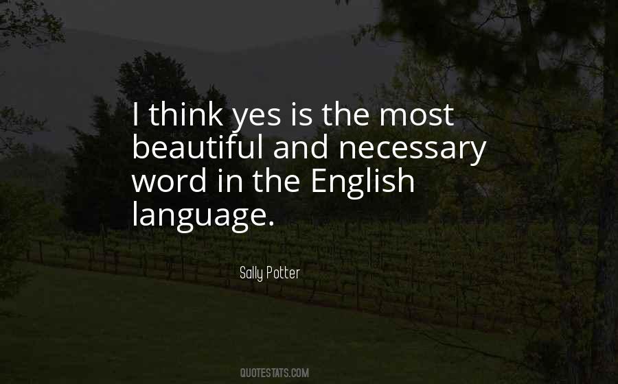 Quotes About The Word Yes #1093235