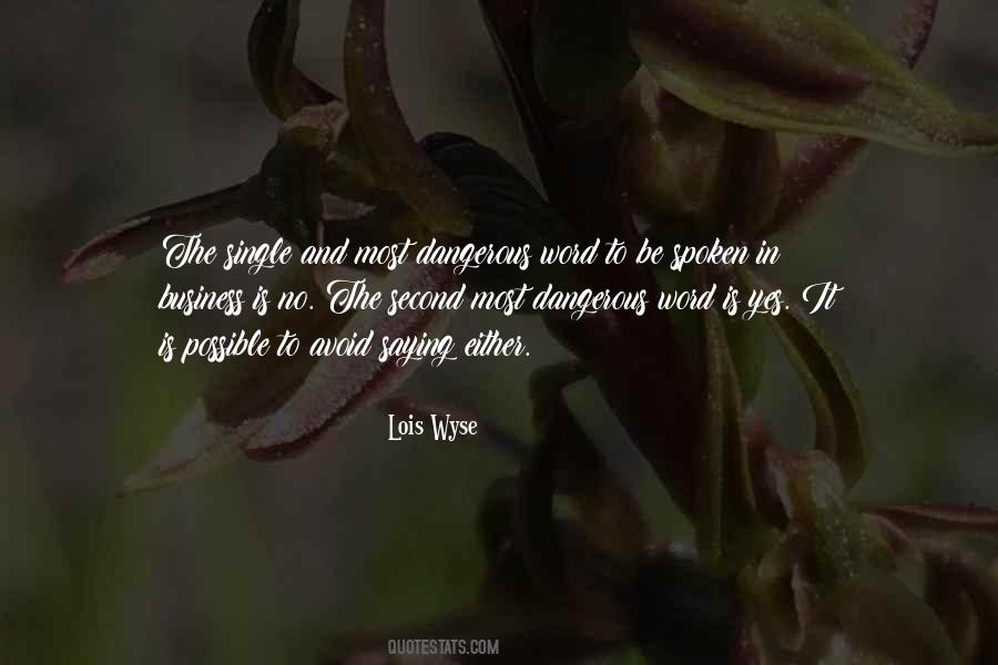 Quotes About The Word Yes #1269663