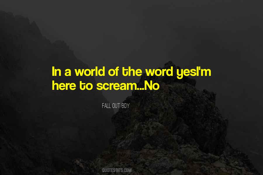 Quotes About The Word Yes #1618600