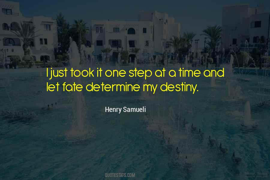 Determine Destiny Quotes #651244