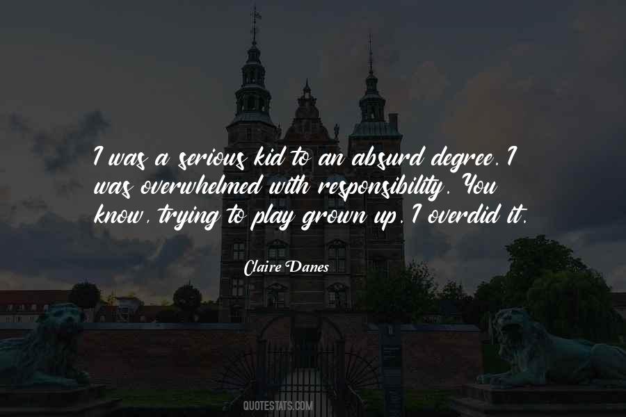 Trying To Be Serious Quotes #1714330