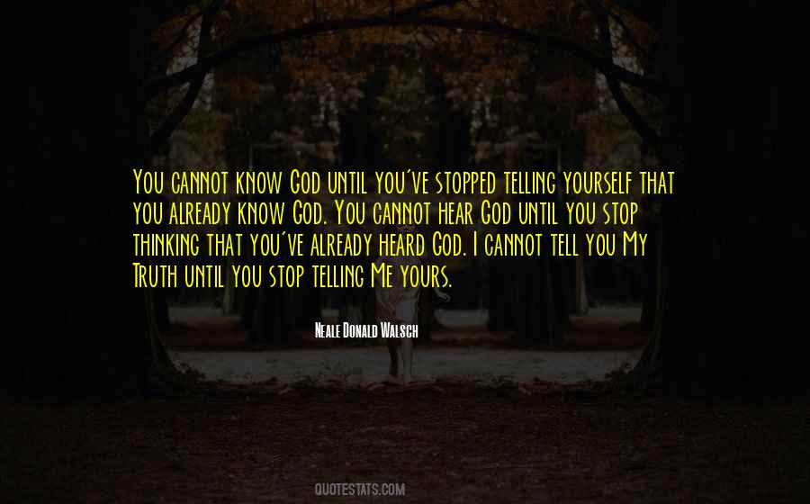 God Heard Me Quotes #1566139