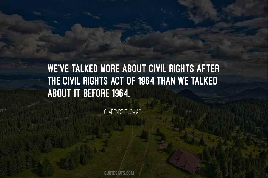 Quotes About The Civil Rights Act #1334291