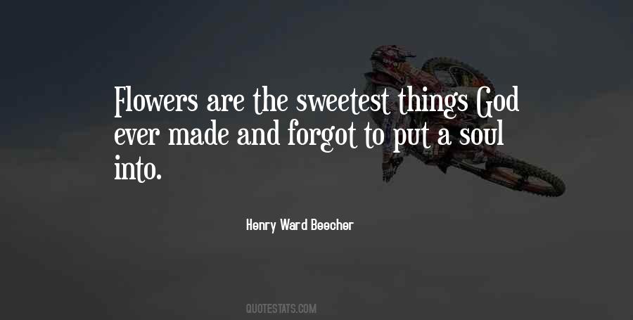 God Flowers Quotes #1244727