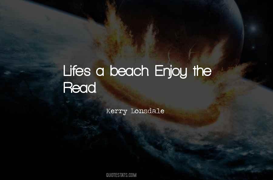 Life Beach Quotes #65952