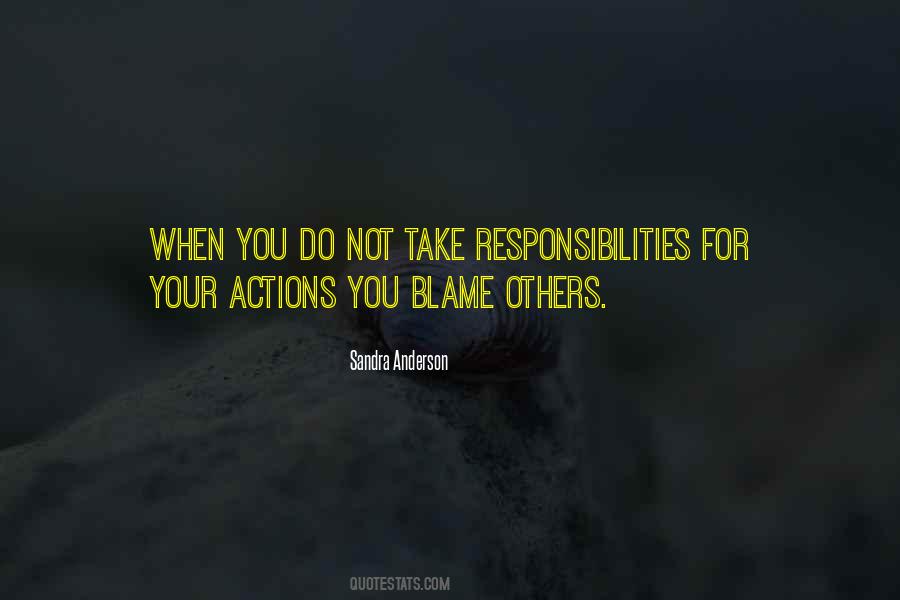 I Will Take The Blame Quotes #306502