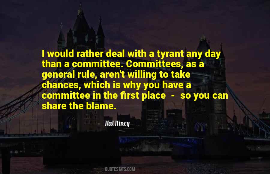 I Will Take The Blame Quotes #421208