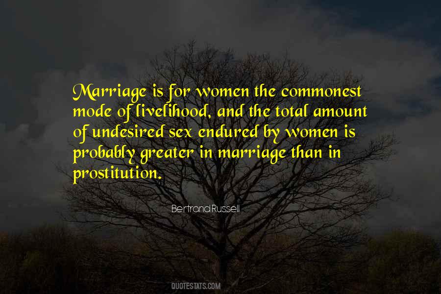 Marriage Prostitution Quotes #1091529