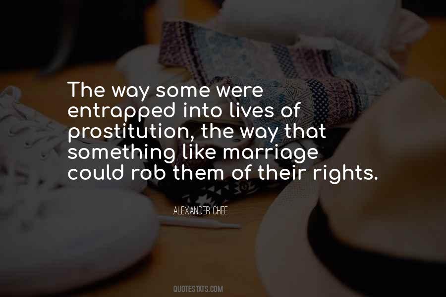 Marriage Prostitution Quotes #242000