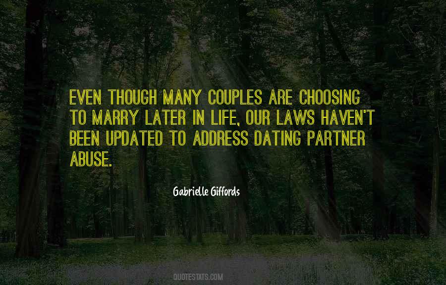 Choosing A Partner Quotes #216377