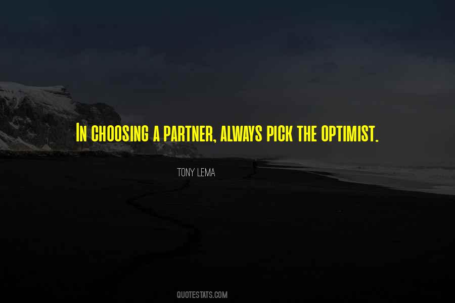 Choosing A Partner Quotes #247107
