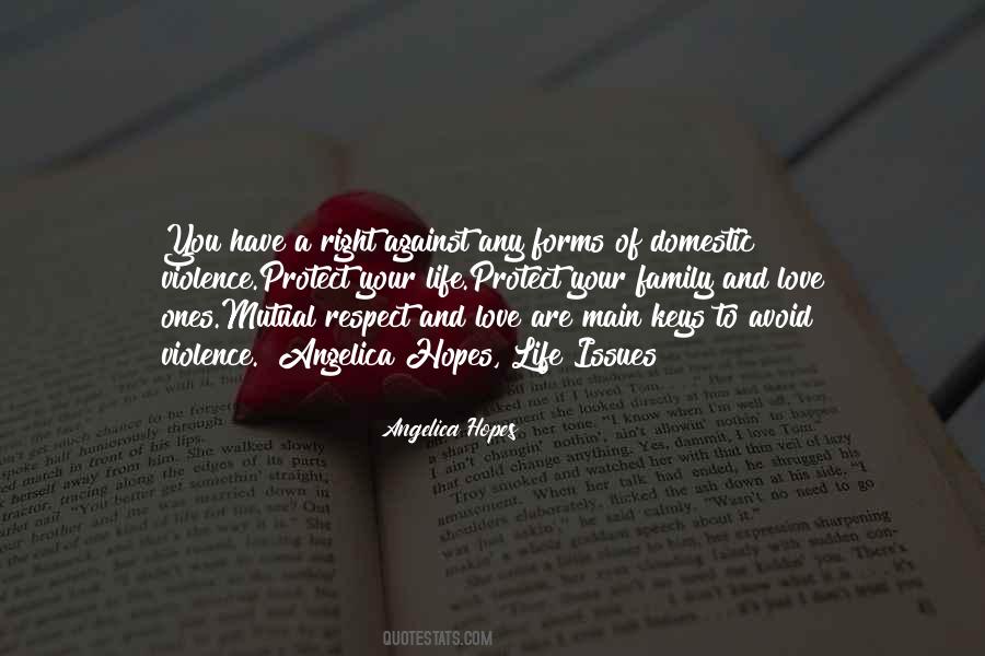 Love And Violence Quotes #330430
