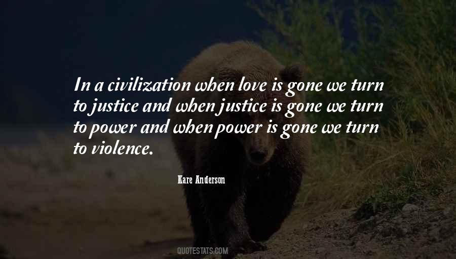 Love And Violence Quotes #394516