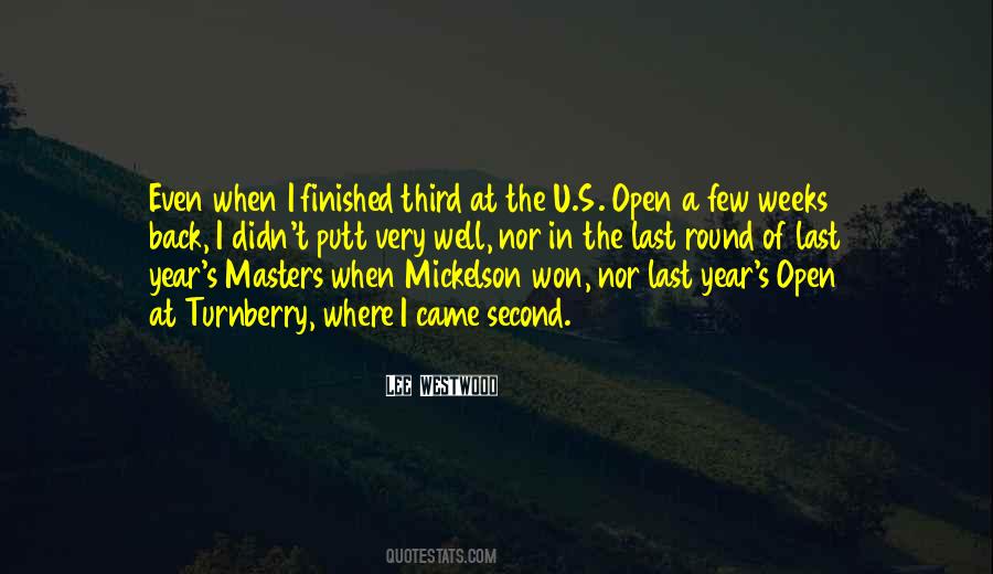 Second Round Quotes #1636933
