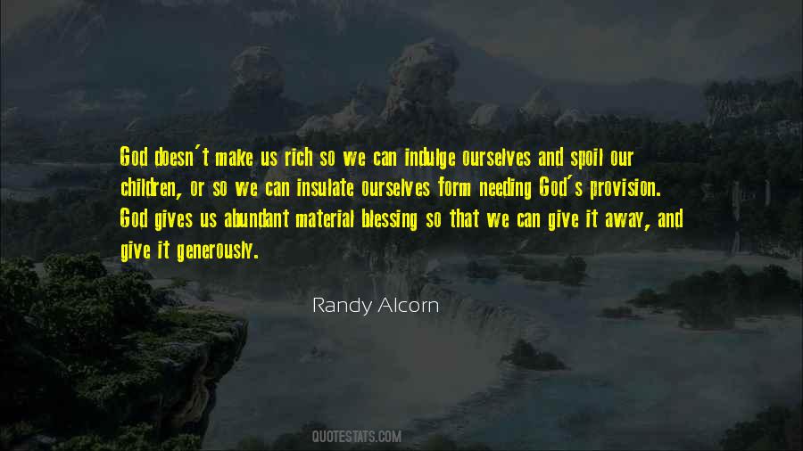 Generosity Blessing Others Quotes #391182