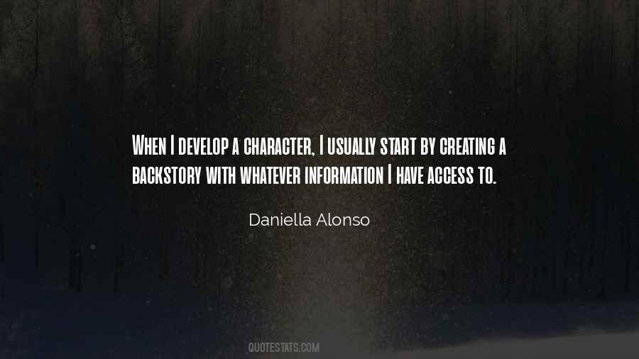 Develop Character Quotes #1530646