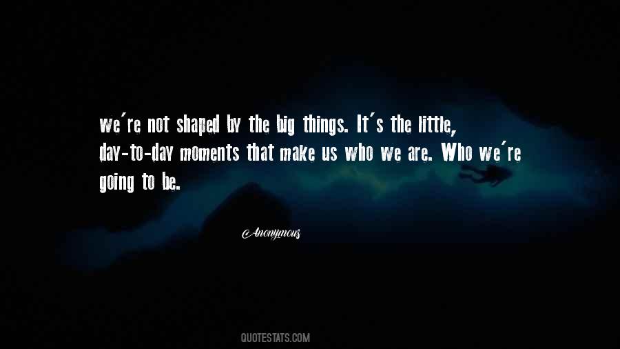Little Things Are Big Quotes #1036761
