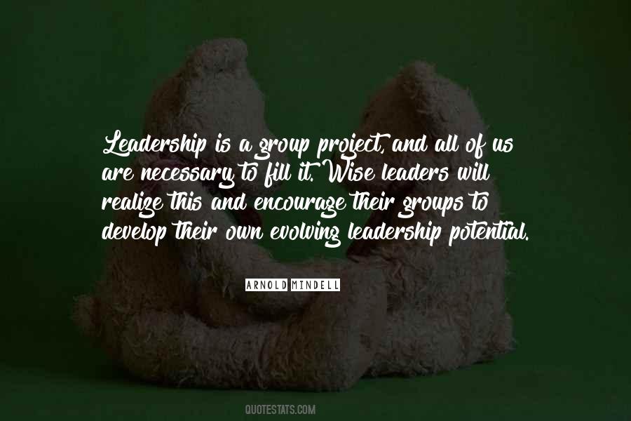 Develop Leadership Quotes #1260085