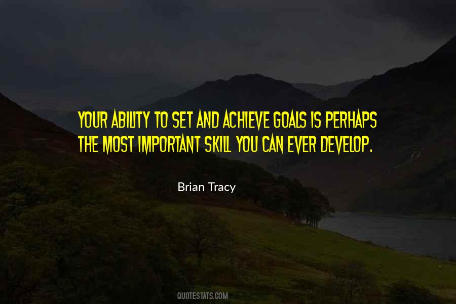 Develop Skills Quotes #832042