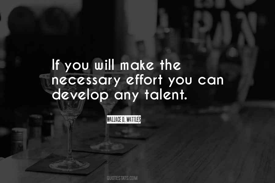 Develop Talent Quotes #1187079