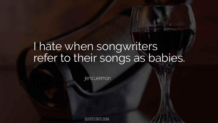 Baby Song Quotes #1099137