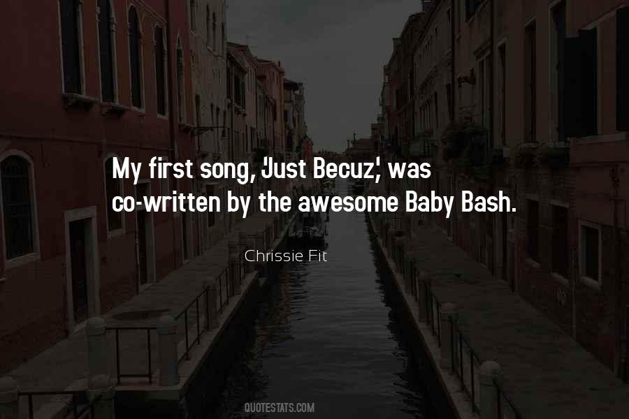 Baby Song Quotes #486041