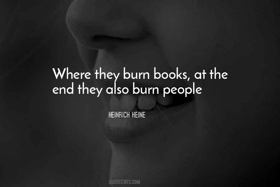 More Than One Way To Burn A Book Quotes #1733597