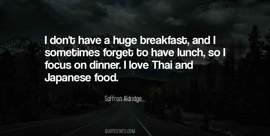 Love Lunch Quotes #885091