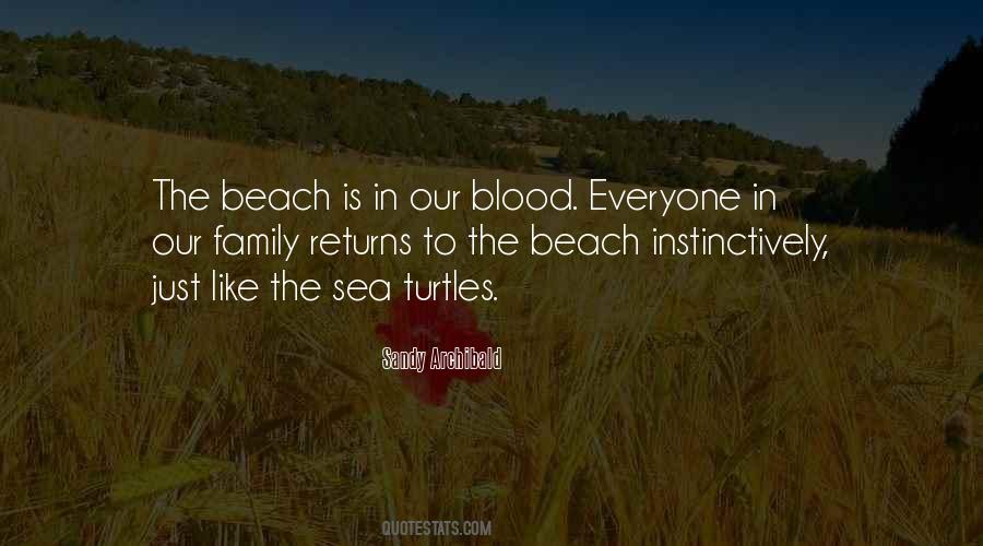 Beach Family Quotes #356631