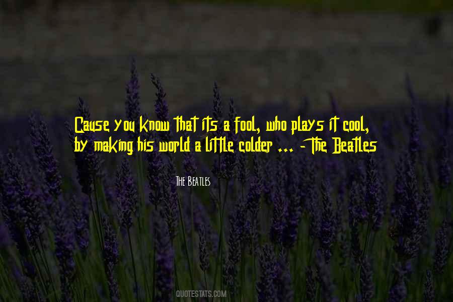 The Fool Who Quotes #52357
