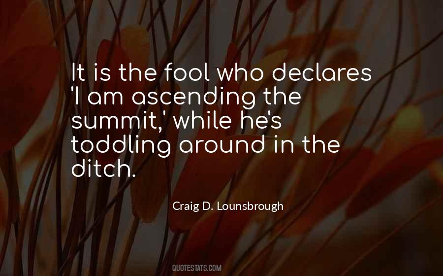 The Fool Who Quotes #720552