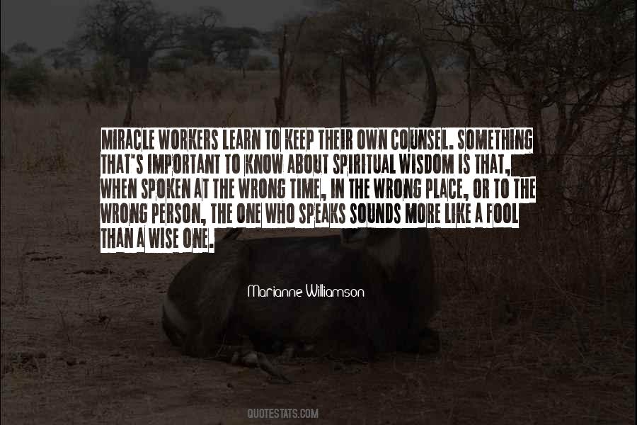 The Fool Who Quotes #872340
