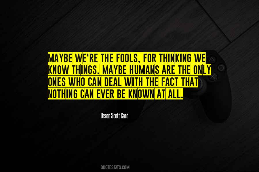 The Fool Who Quotes #919667