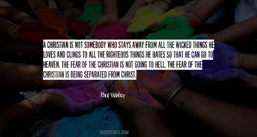 Christian Fear Quotes #19576