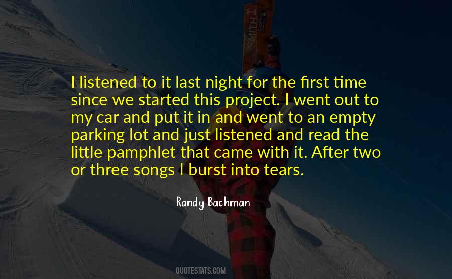 First In Last Out Quotes #309943