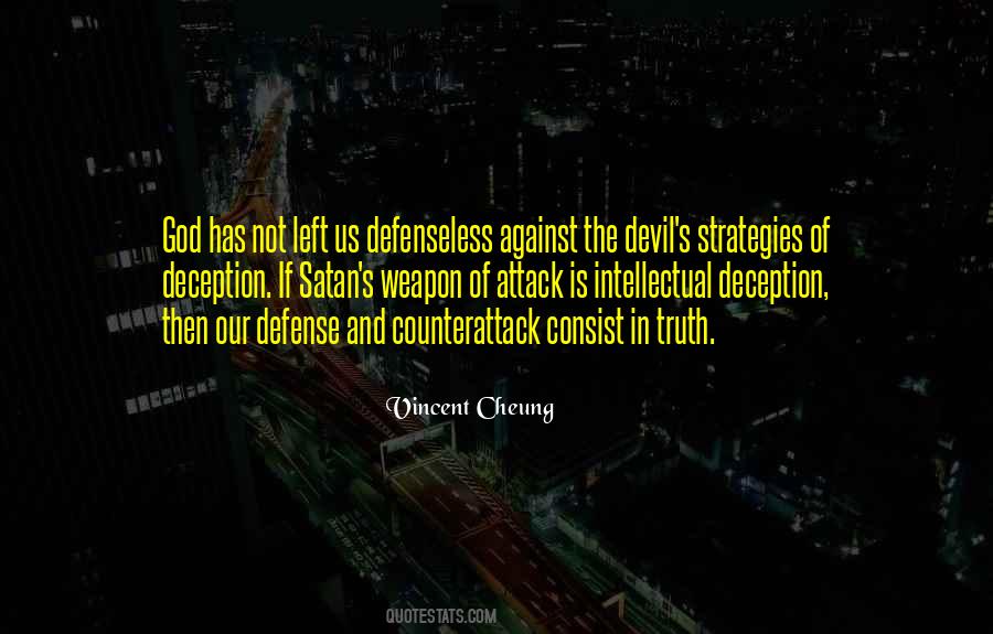 Devil Deception Quotes #1095031