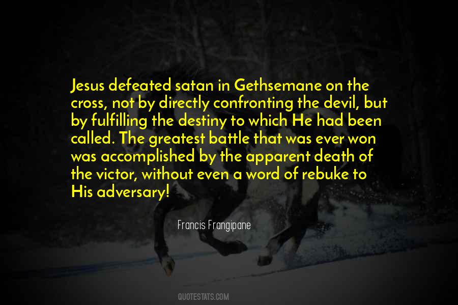 Devil Defeated Quotes #973468