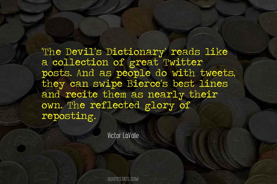 Devil Dictionary Quotes #274948