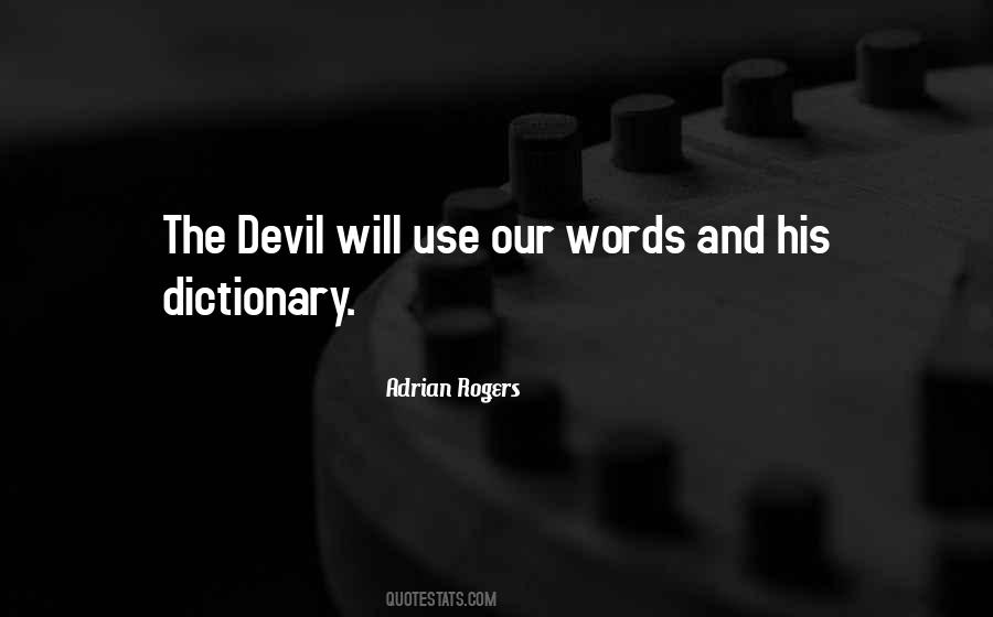 Devil Dictionary Quotes #549145